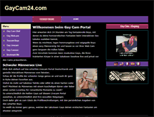 Tablet Screenshot of gaycam24.com